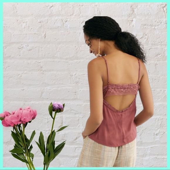 NWT, LAST ONE Intimately Free People Beyond Me Cami in Deep Red - XS - Picture 3 of 4